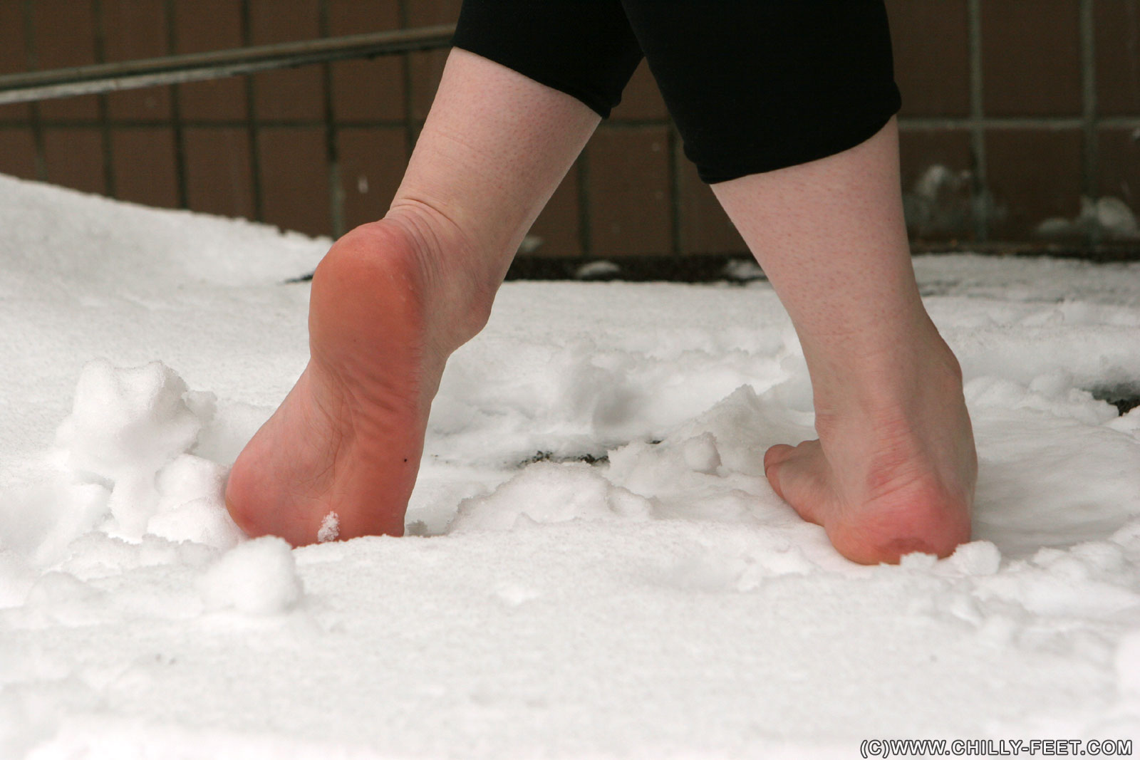 Russian Barefoot Winter The Mousepad